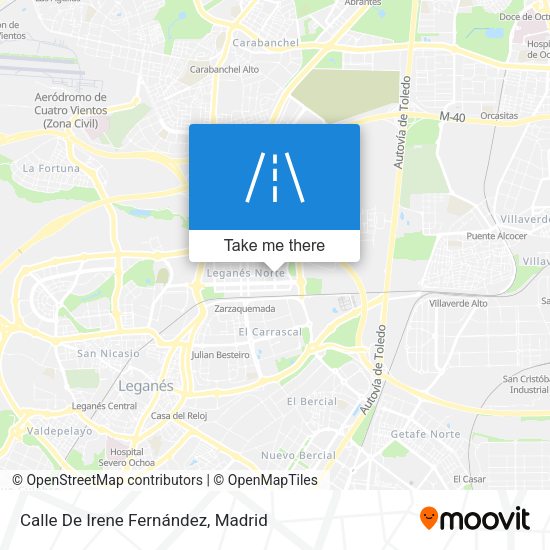 Calle De Irene Fernández map