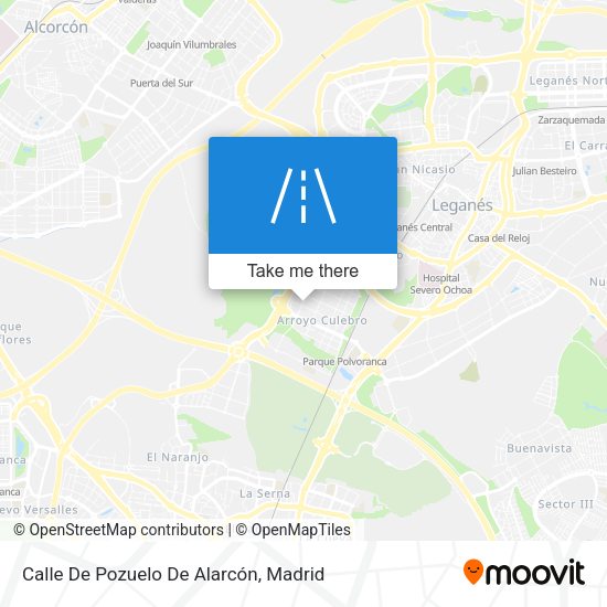 Calle De Pozuelo De Alarcón map