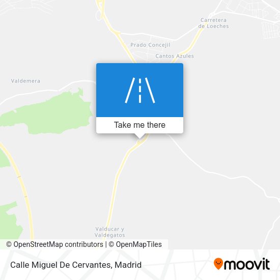 Calle Miguel De Cervantes map