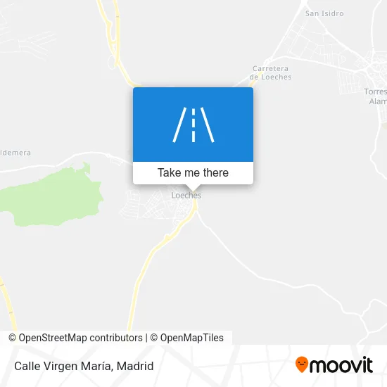 Calle Virgen María map