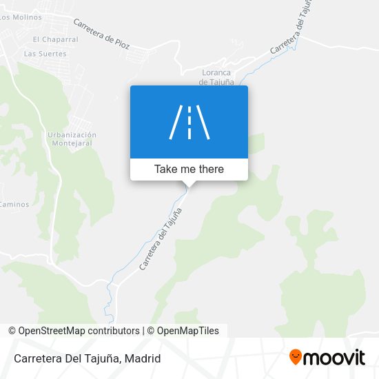Carretera Del Tajuña map