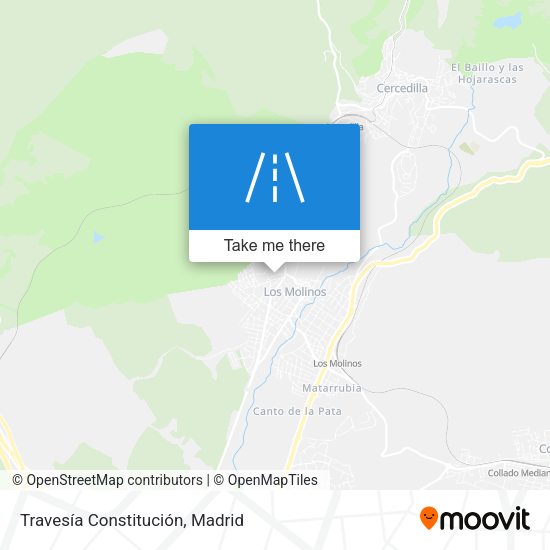 Travesía Constitución map