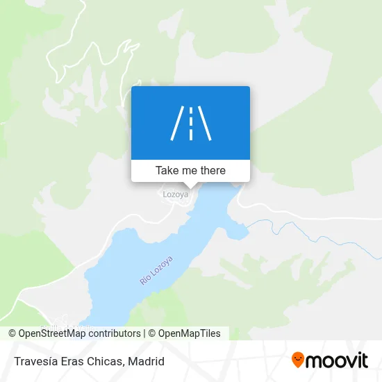Travesía Eras Chicas map