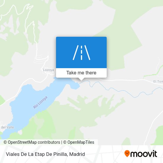 Viales De La Etap De Pinilla map