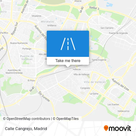 Calle Cangrejo map