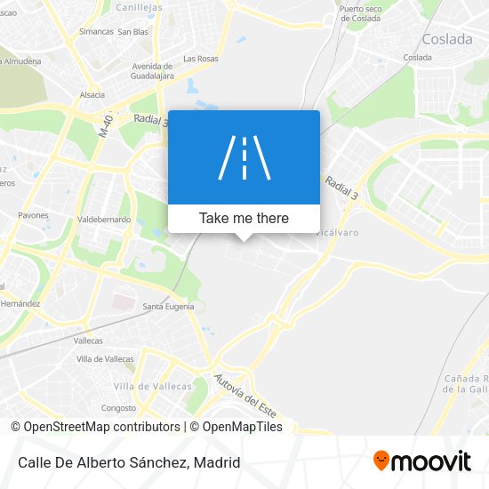 Calle De Alberto Sánchez map
