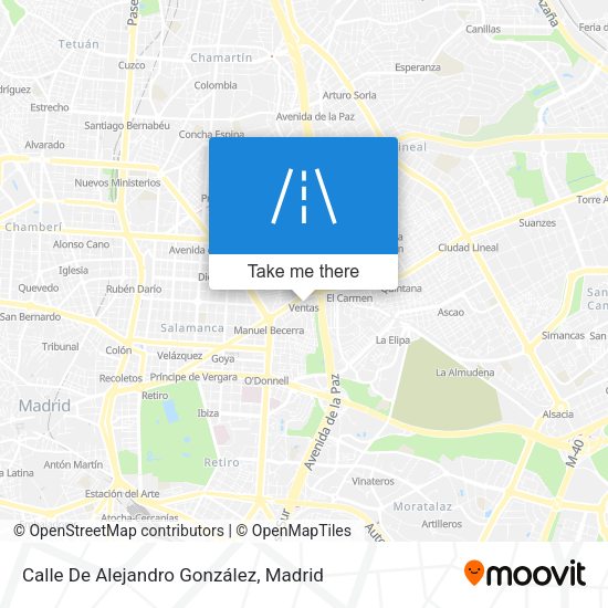 Calle De Alejandro González map