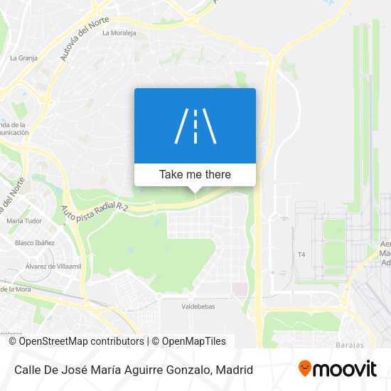 Calle De José María Aguirre Gonzalo map