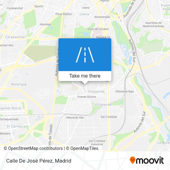 Calle De José Pérez map
