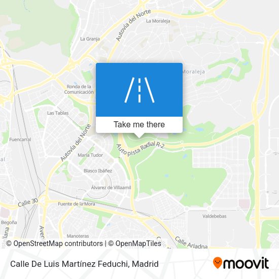Calle De Luis Martínez Feduchi map