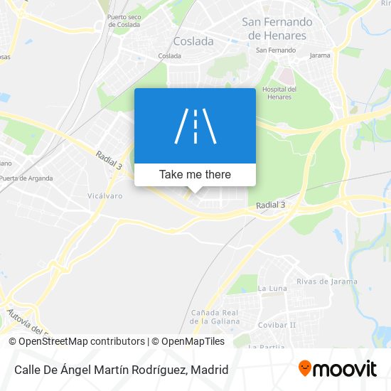 Calle De Ángel Martín Rodríguez map