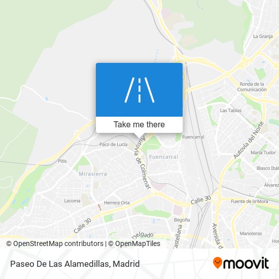 Paseo De Las Alamedillas map