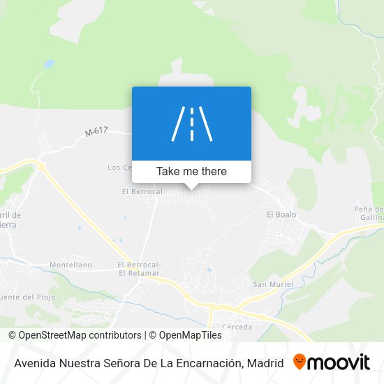 Avenida Nuestra Señora De La Encarnación map