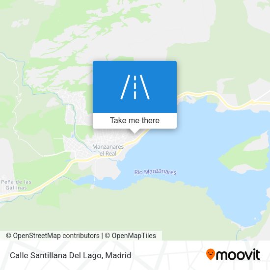Calle Santillana Del Lago map