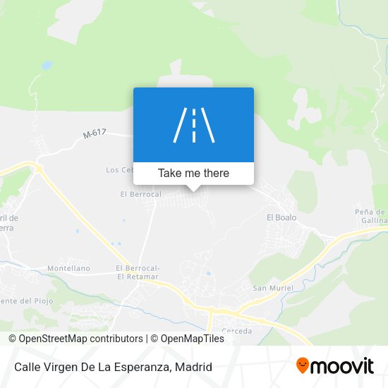 Calle Virgen De La Esperanza map
