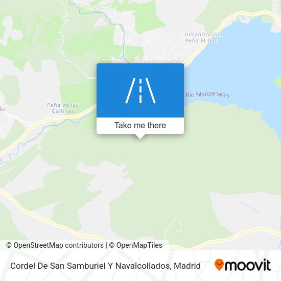 Cordel De San Samburiel Y Navalcollados map