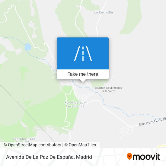Avenida De La Paz De España map