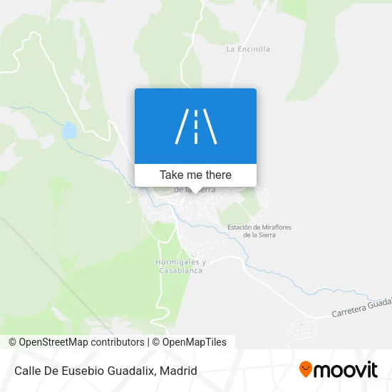 Calle De Eusebio Guadalix map