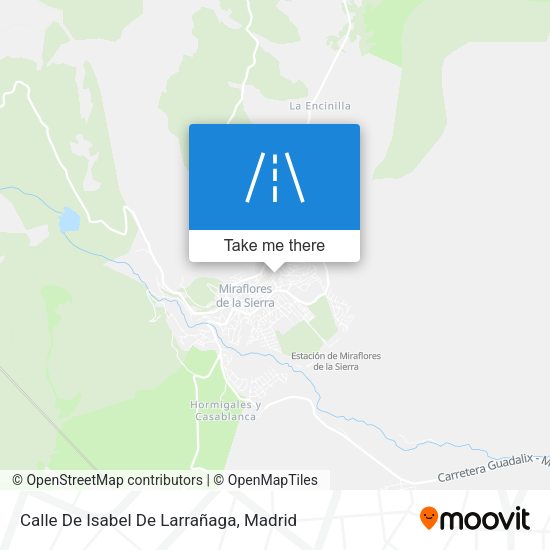 Calle De Isabel De Larrañaga map