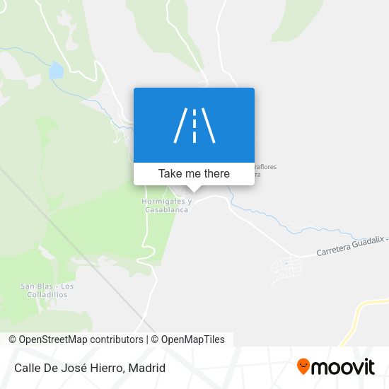 Calle De José Hierro map
