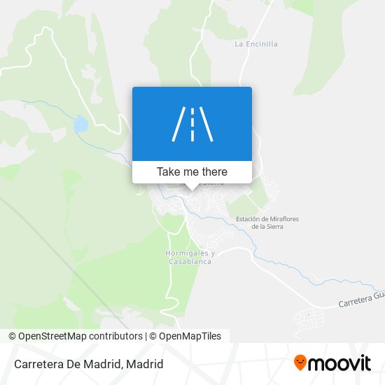 Carretera De Madrid map