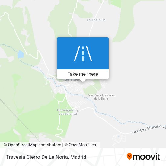 Travesía Cierro De La Noria map