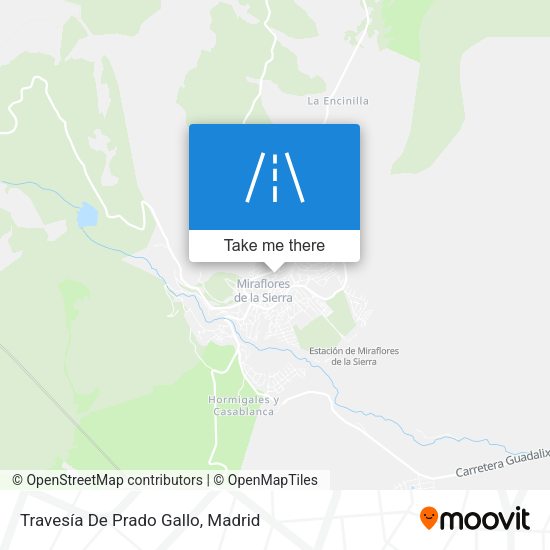 Travesía De Prado Gallo map