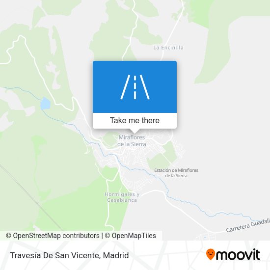 Travesía De San Vicente map