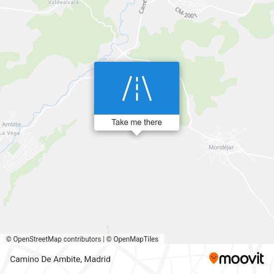 Camino De Ambite map