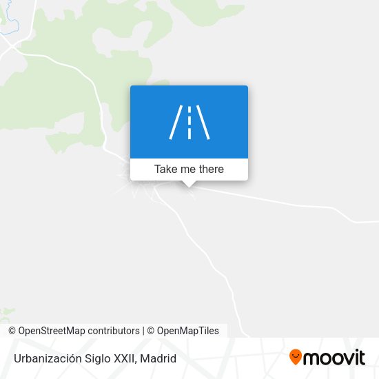 Urbanización Siglo XXII map