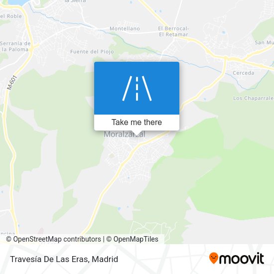 Travesía De Las Eras map