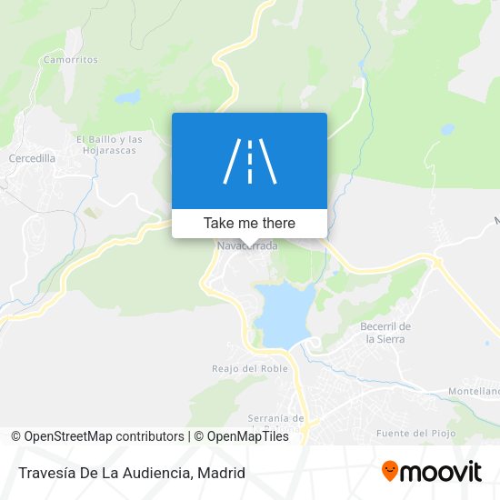 Travesía De La Audiencia map