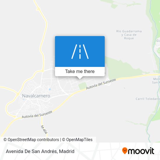 Avenida De San Andrés map