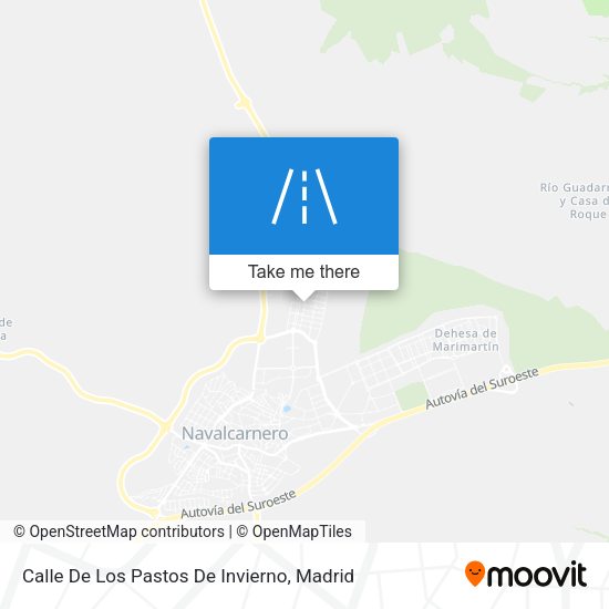 Calle De Los Pastos De Invierno map