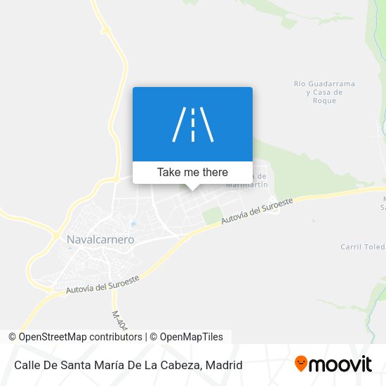 Calle De Santa María De La Cabeza map