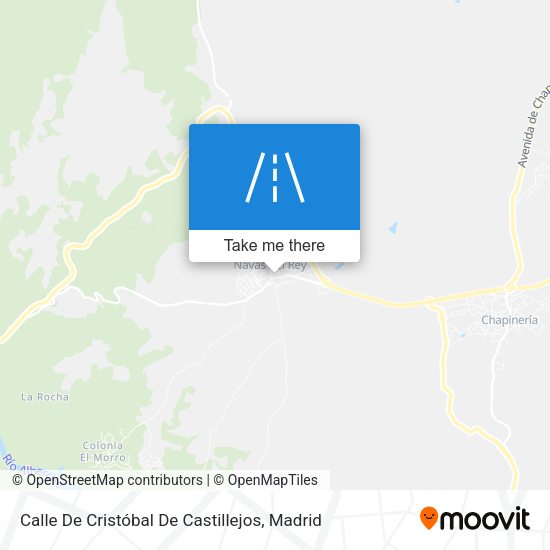 Calle De Cristóbal De Castillejos map
