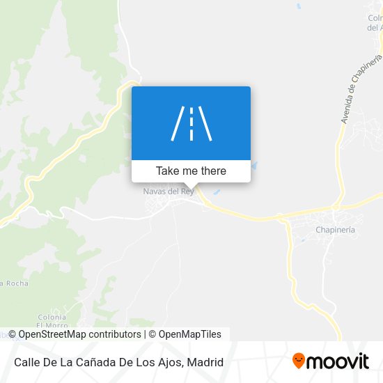 Calle De La Cañada De Los Ajos map