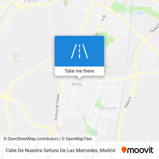 Calle De Nuestra Señora De Las Mercedes map