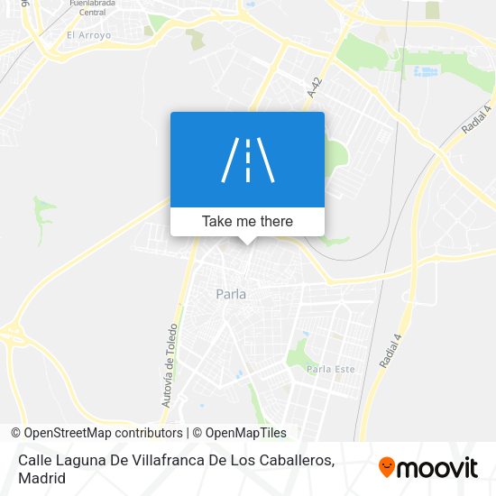 Calle Laguna De Villafranca De Los Caballeros map