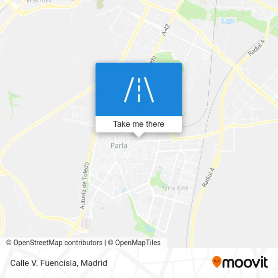 Calle V. Fuencisla map