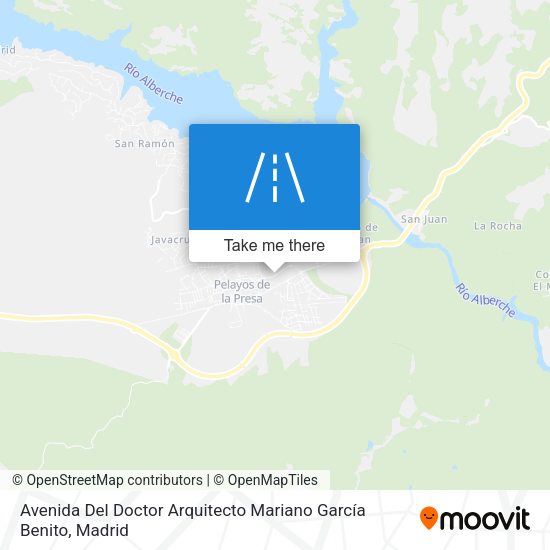 Avenida Del Doctor Arquitecto Mariano García Benito map