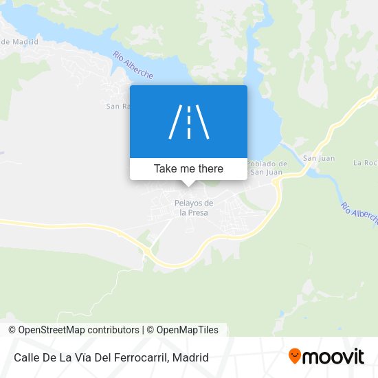Calle De La Vïa Del Ferrocarril map