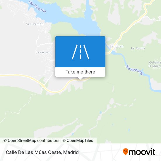 Calle De Las Múas Oeste map