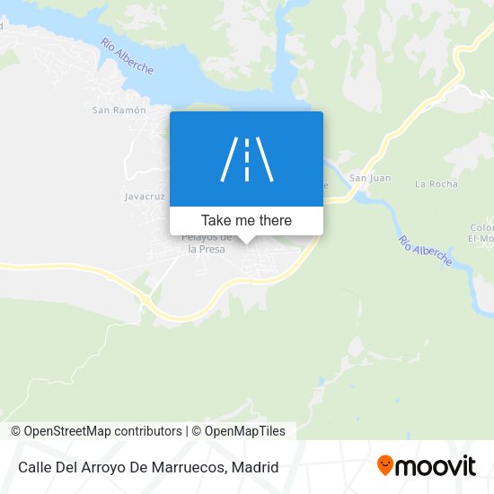 Calle Del Arroyo De Marruecos map