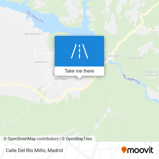 Calle Del Río Miño map