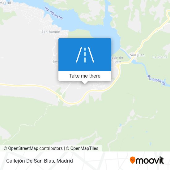 Callejón De San Blas map