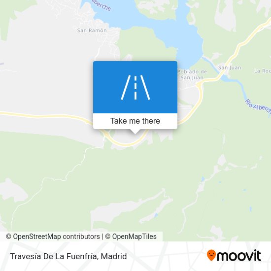 Travesía De La Fuenfría map