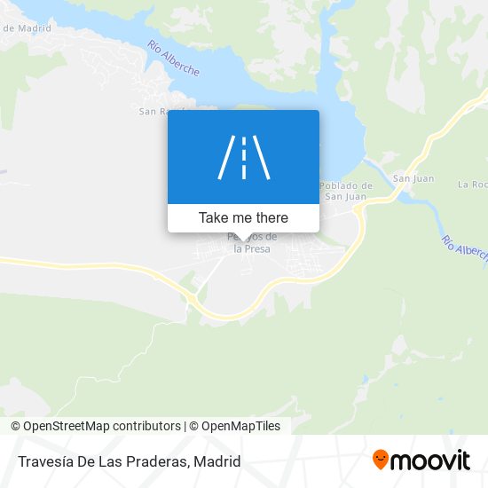 Travesía De Las Praderas map