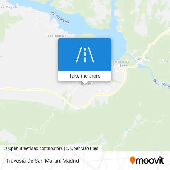 Travesía De San Martín map