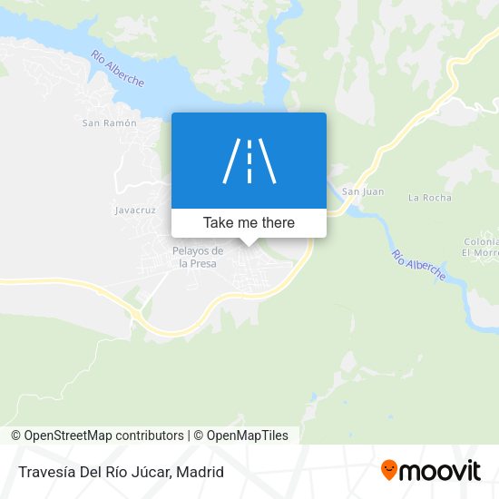 Travesía Del Río Júcar map